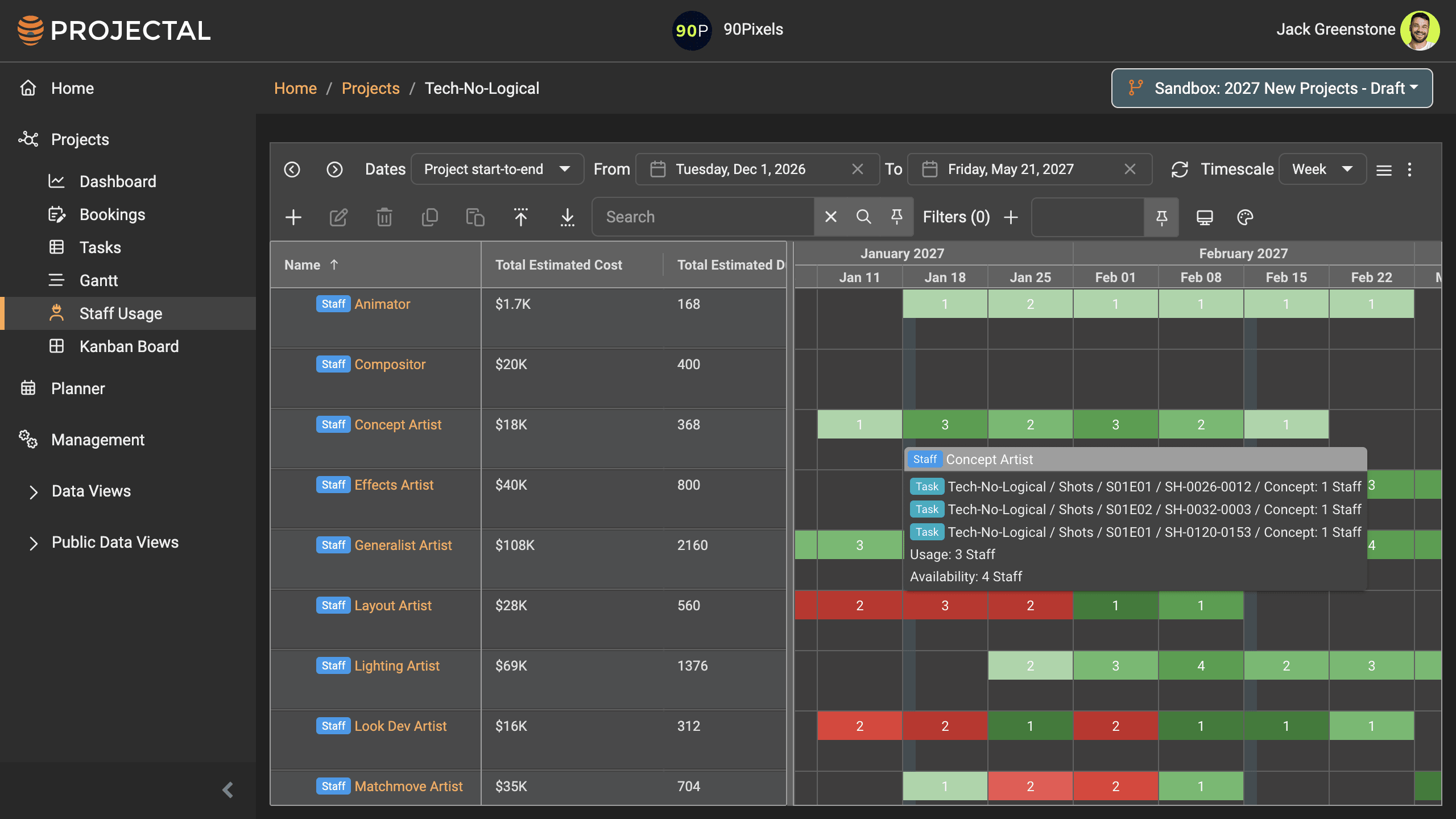 Plan with placeholder roles, then assign the right people when you’re ready.