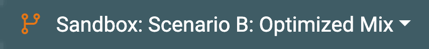 Create and compare scenario plans