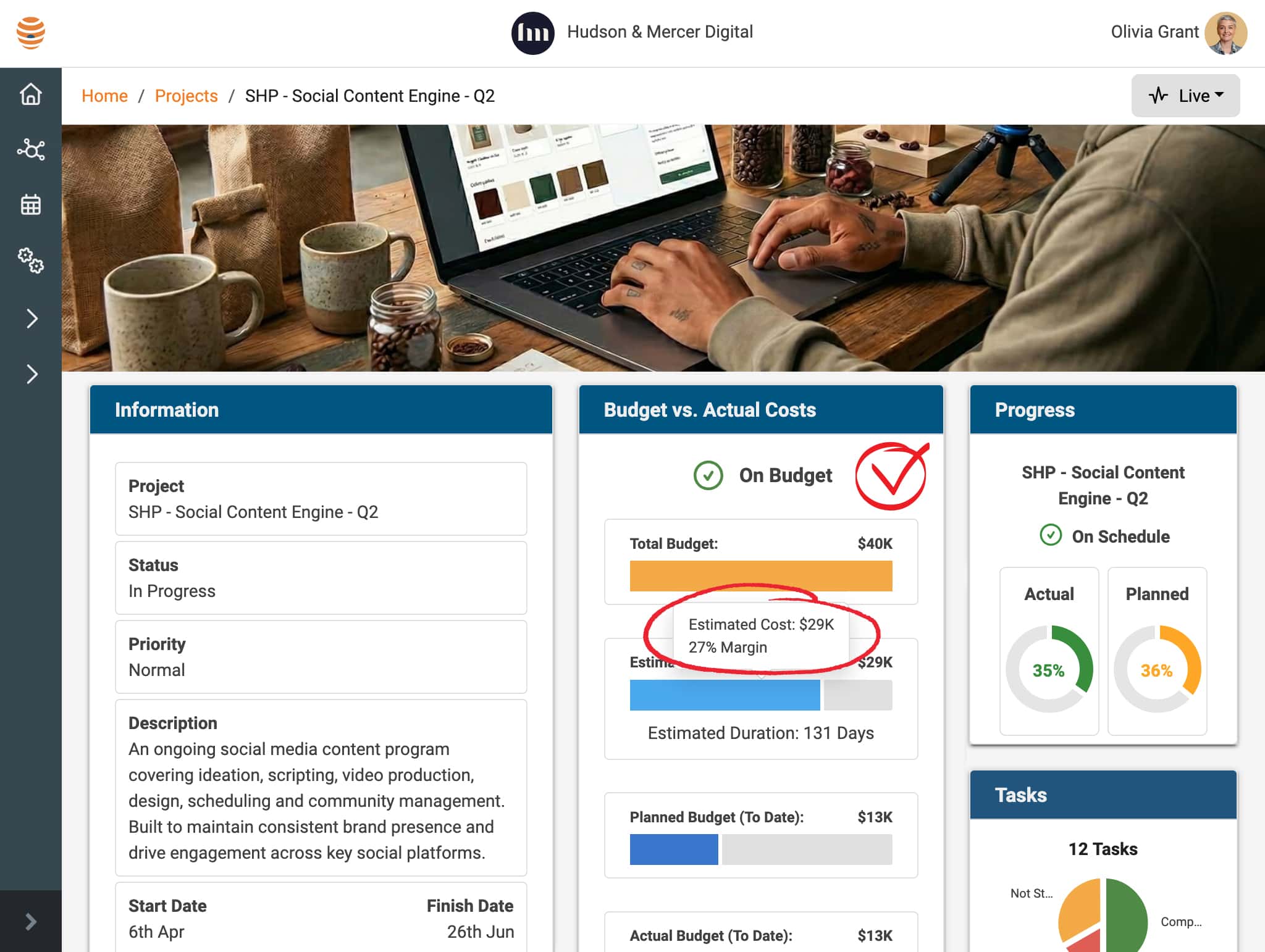 Projectal data insights for advertising agencies