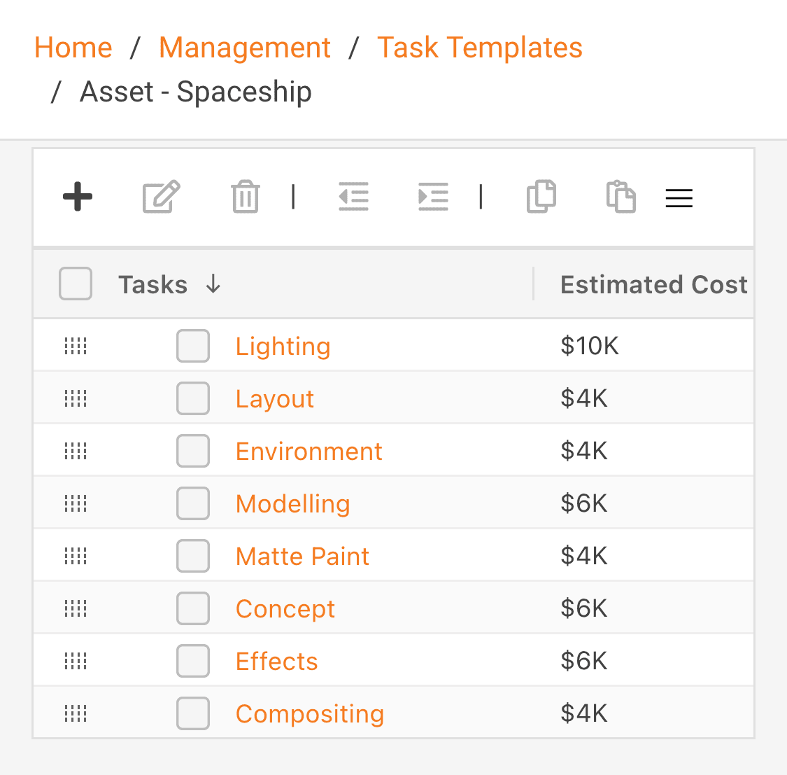 Task templates make bidding more accurate